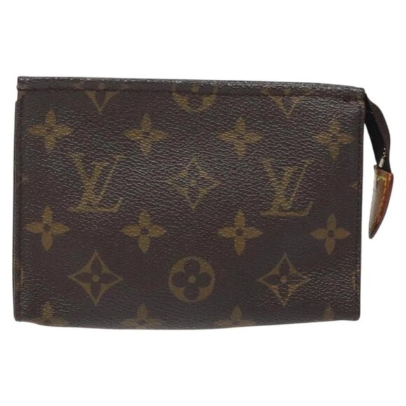 LOUIS VUITTON Monogram Poche Toilette 15 Pouch M47546 LV Auth 128258 - Picture 1 of 14